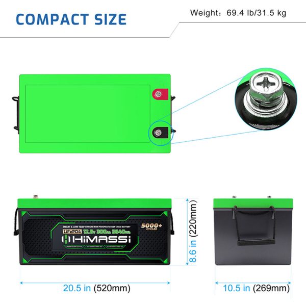 12V 300Ah battery for solar systems